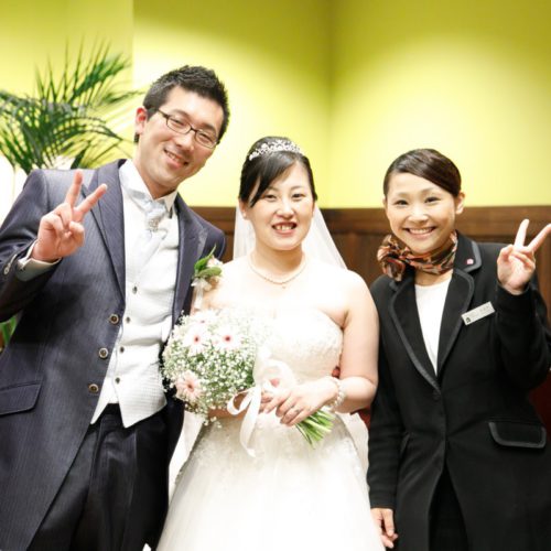 和装人前式で折鶴シャワー♪お子様も一緒で幸せいっぱい!
