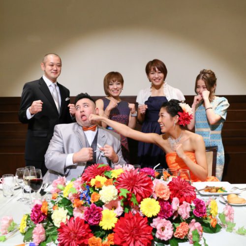 festivalスタート！！お2人の人柄らしく、ワイワイと盛り上がる結婚式！