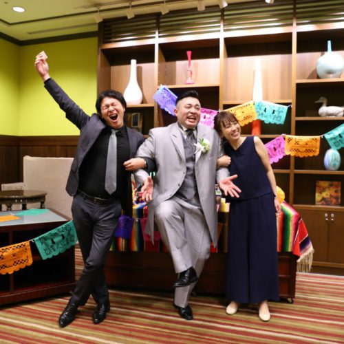 festivalスタート！！お2人の人柄らしく、ワイワイと盛り上がる結婚式！