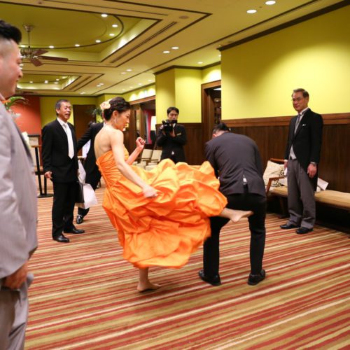 festivalスタート！！お2人の人柄らしく、ワイワイと盛り上がる結婚式！