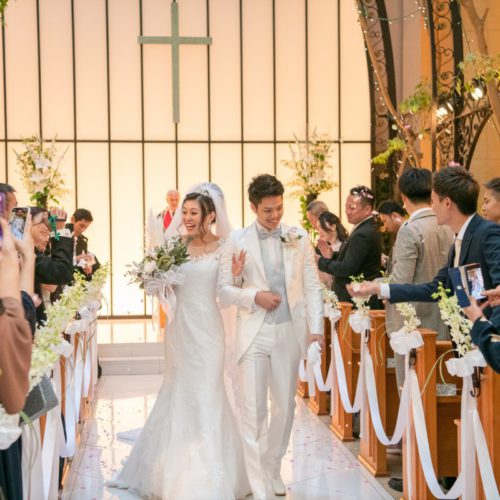 憧れのチャペルで☆ご新婦の夢や想いがたくさん詰まった結婚式