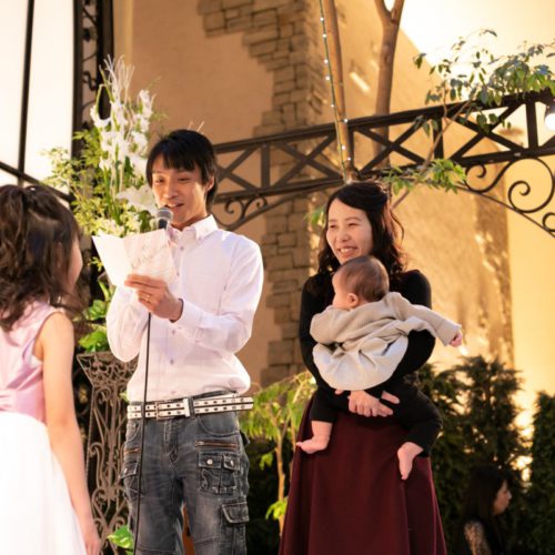 思い出のチャペルで　結婚10周年『バウリニューアルセレモニー』