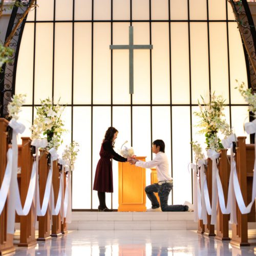 思い出のチャペルで　結婚10周年『バウリニューアルセレモニー』