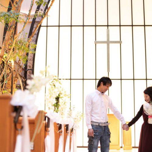 思い出のチャペルで　結婚10周年『バウリニューアルセレモニー』