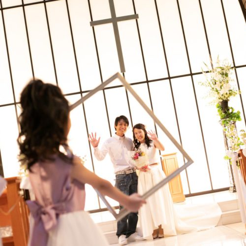 思い出のチャペルで　結婚10周年『バウリニューアルセレモニー』