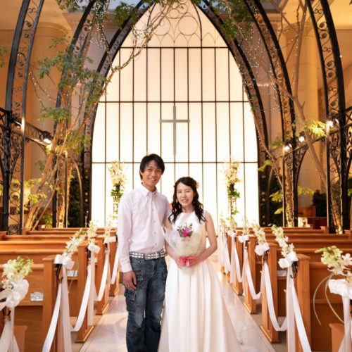 思い出のチャペルで　結婚10周年『バウリニューアルセレモニー』