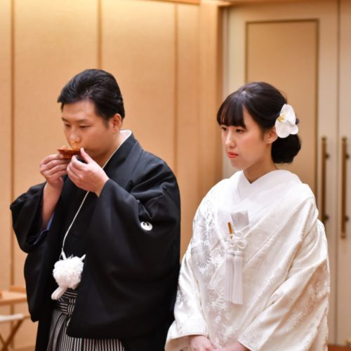 和と洋のベストマッチ
あこがれの神前結婚式