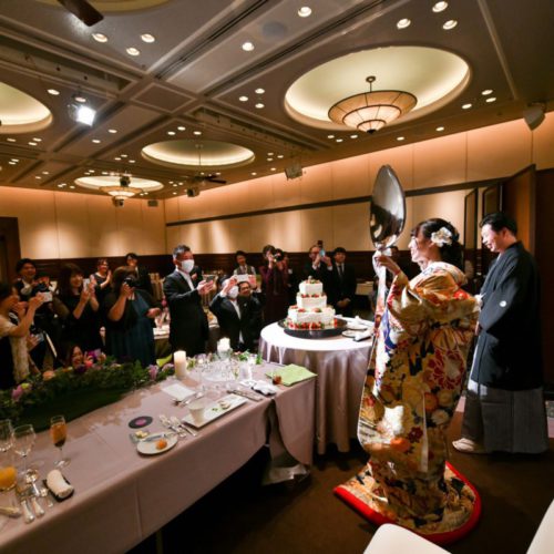 和と洋のベストマッチ
あこがれの神前結婚式