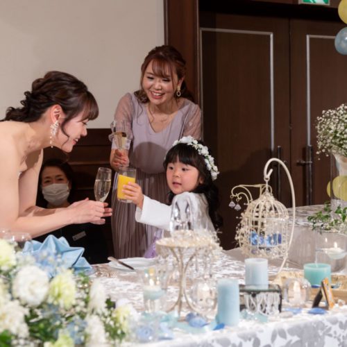 大好きだから、お祝いしたい
ご家族のサポートで創り上げた一日