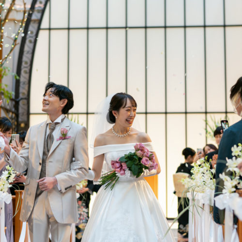 祝福と愛情の詰まった結婚式