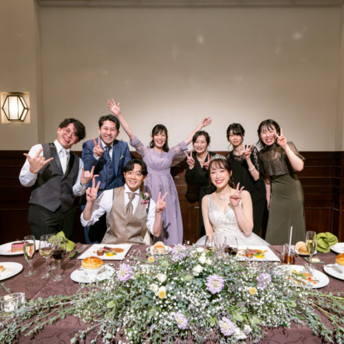 祝福と愛情の詰まった結婚式
