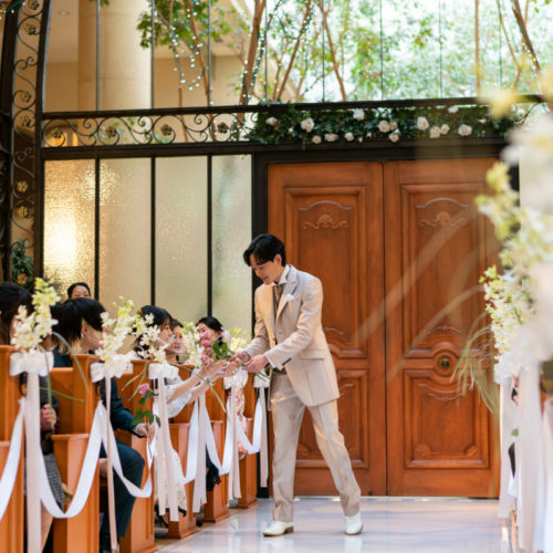 祝福と愛情の詰まった結婚式