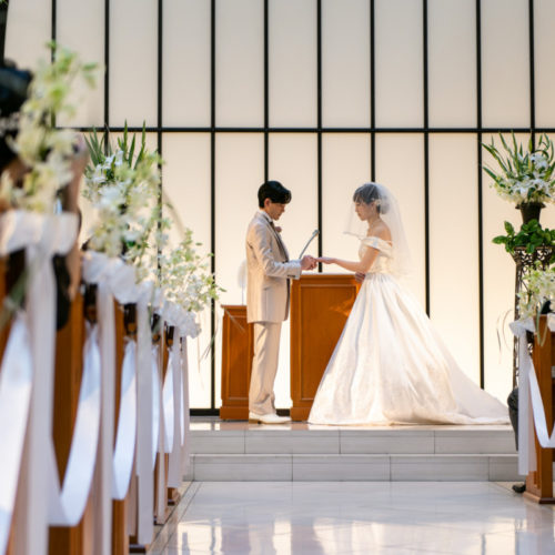 祝福と愛情の詰まった結婚式