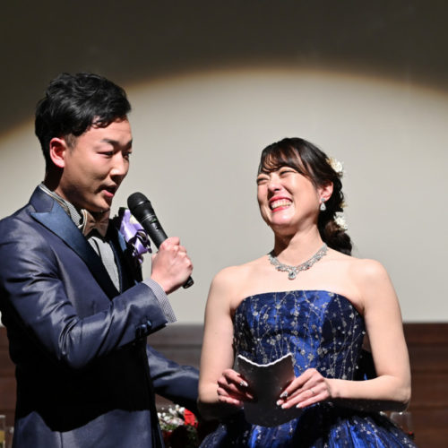 テーマは”感謝”
みんなの笑顔を思い浮かべて進めた結婚式準備