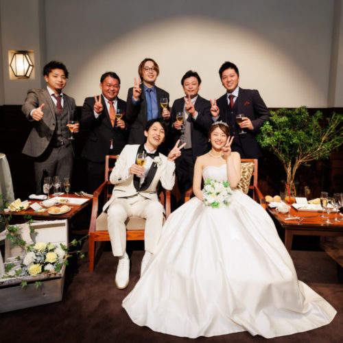 LIVE!LIVE!LIVE!
ふたりの”大好き”が詰まった結婚式