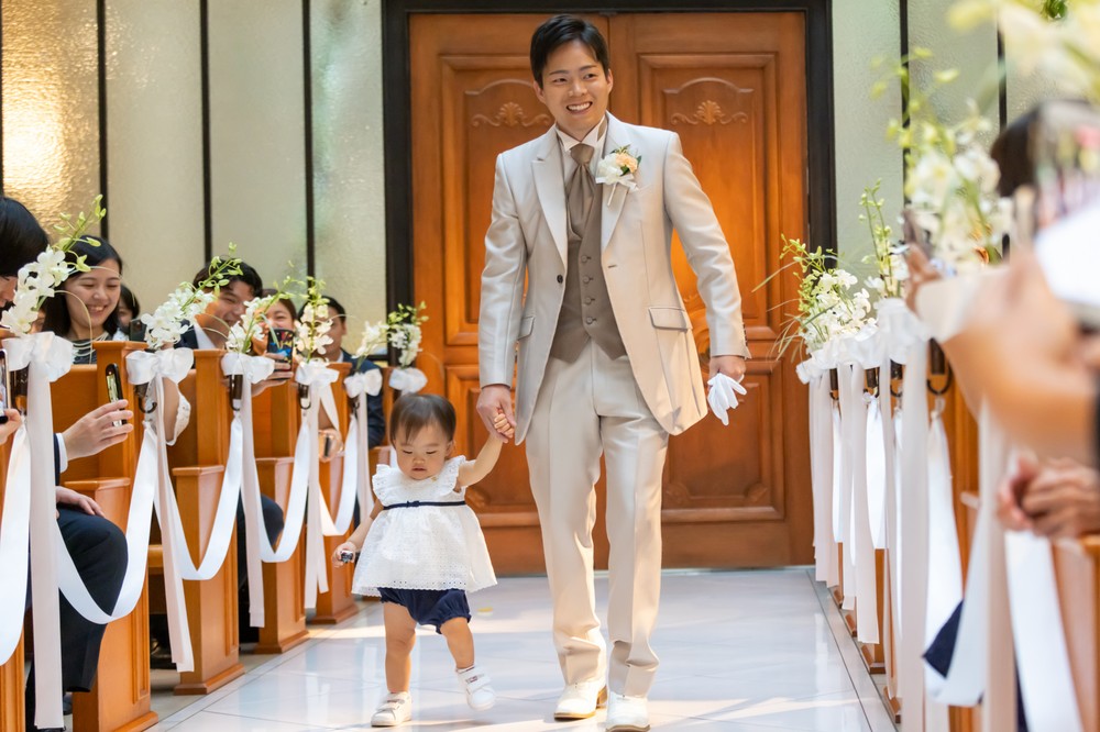 3年越しの結婚式
～パパママウエディング～