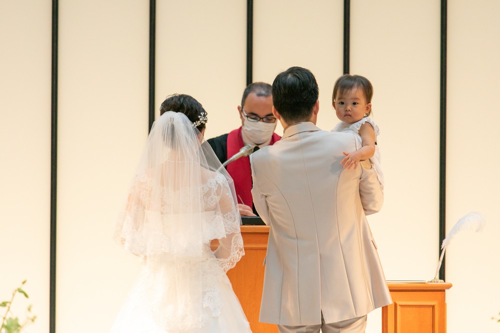 3年越しの結婚式
～パパママウエディング～