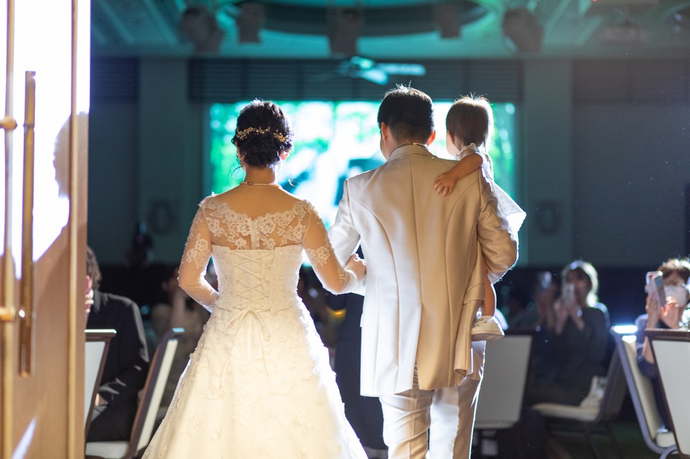 3年越しの結婚式
～パパママウエディング～