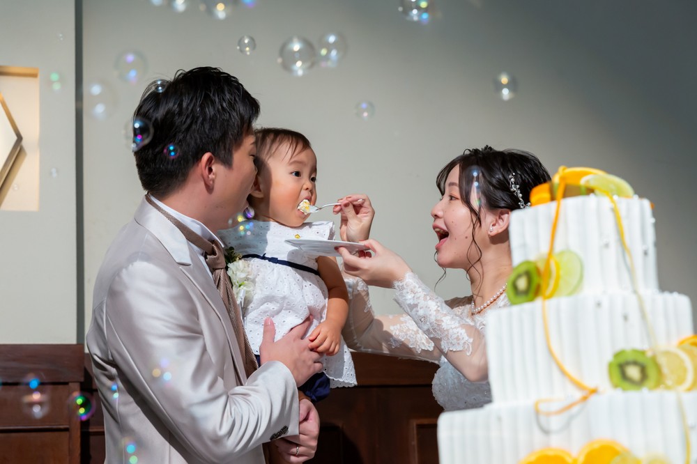 3年越しの結婚式
～パパママウエディング～