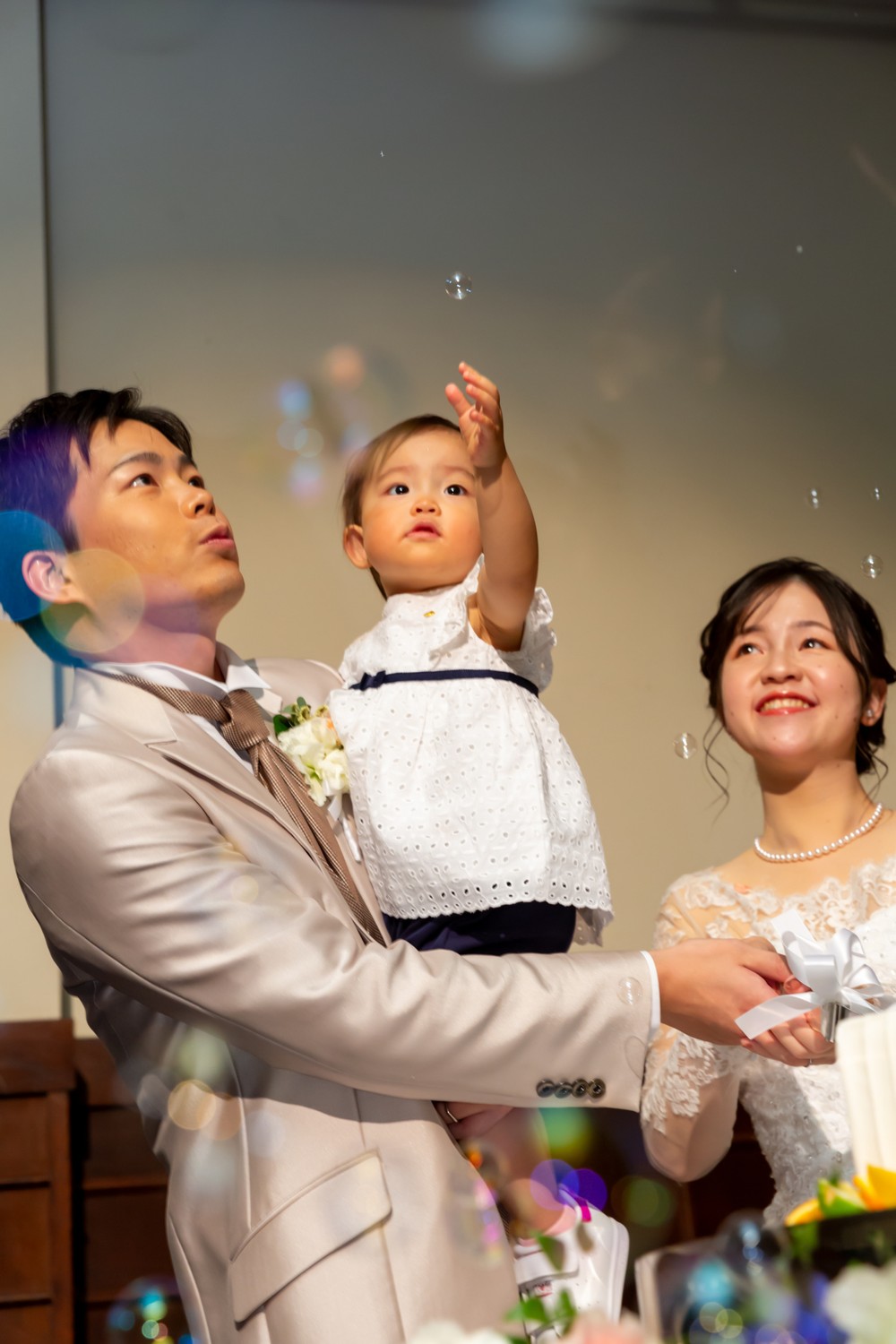 3年越しの結婚式
～パパママウエディング～